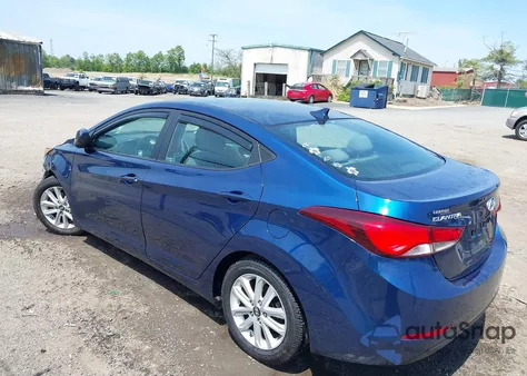 2015 Hyundai Elantra Se from USA, damaged, VIN 5NPDH4AE7FH642092